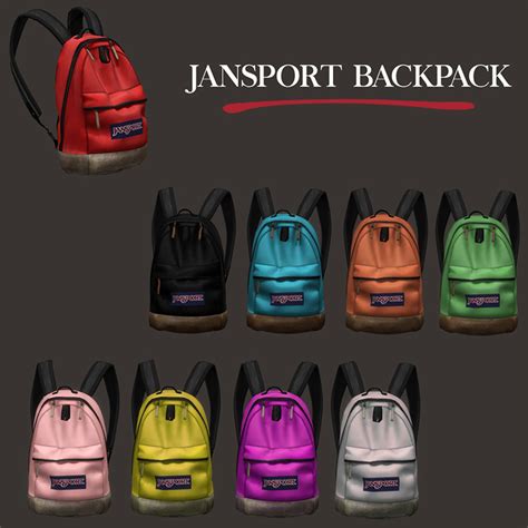 sims 4 backpack accessory cc.